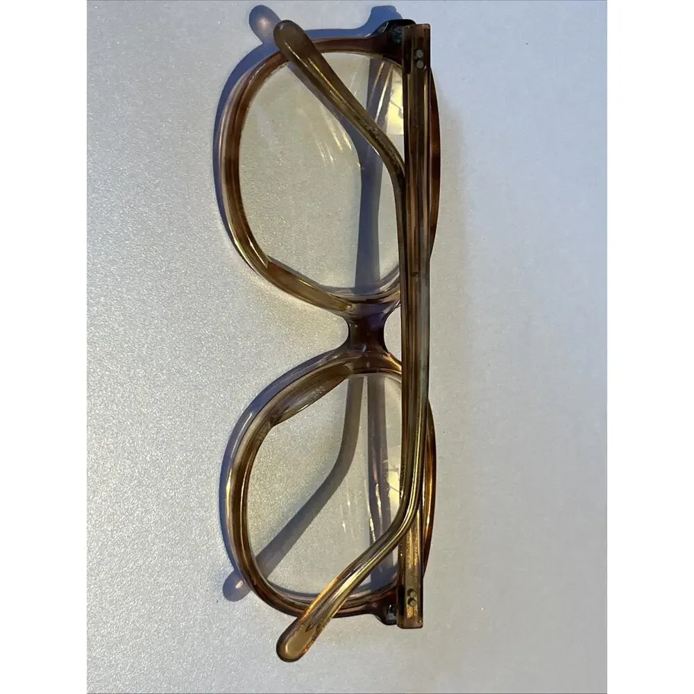 Vintage Foremost Eyeglasses 55-15-140 Made in USA Brown Tortoise Frames Only